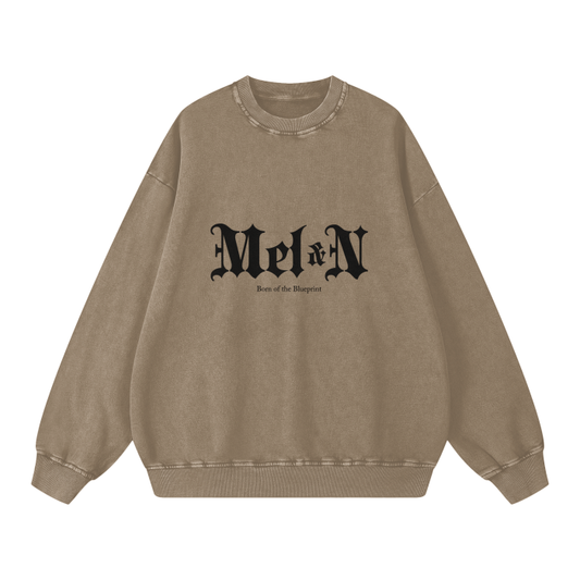 Acid Wash Oversize Sweatshirt - 360 GSM